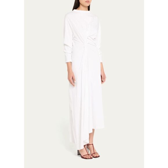 A.W.A.K.E. MODE Knotted Jersey Maxi Dress SMALL $495
